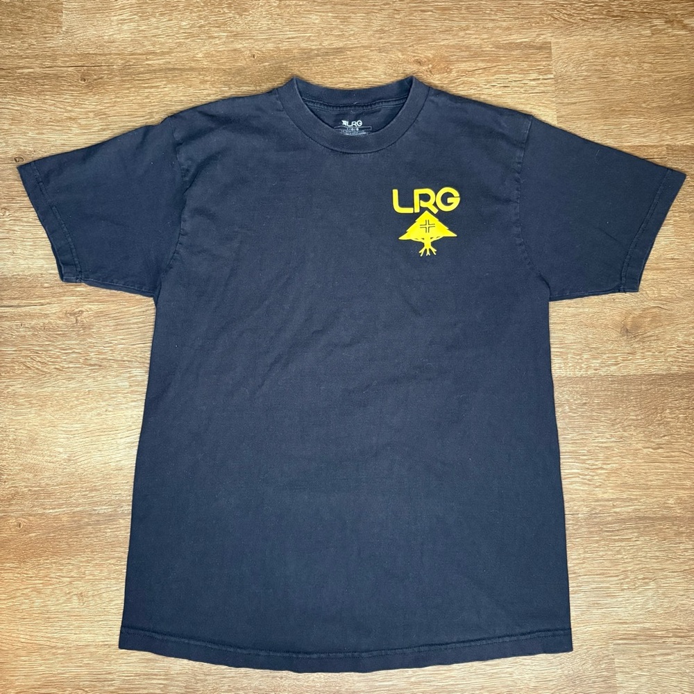 Men’s LRG Black and Yellow Shirt size L